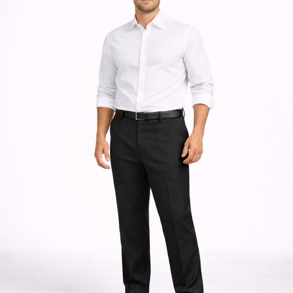 Greg Norman Men's Straight Leg Black Dress Pants - Size 36 x 34 - NWT $75